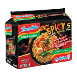 إندومي نودلز فاخرة مقلية بنكهة الدجاج الحار1*5