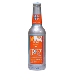 فريزز شراب غازي بنكهة مانخو ودراق (خوخ) بدون سكر 275 مل