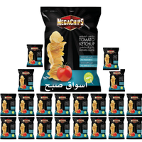 ميجا شيبس بطعم كاتشب الطماطم (جرام 13) × 22 باكيت