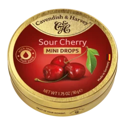 هارفي كافنديش حلوى الكرز الحامض الصلبة | علبة ٧ أونصات