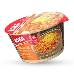 كوكا نودلز الدجاج الكريمية الحارة