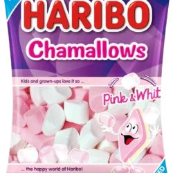 هاريبو شاملوز وردي وأبيض 150 جرام