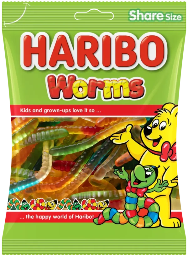 حلوى Worms هاريبو 80 غرام
