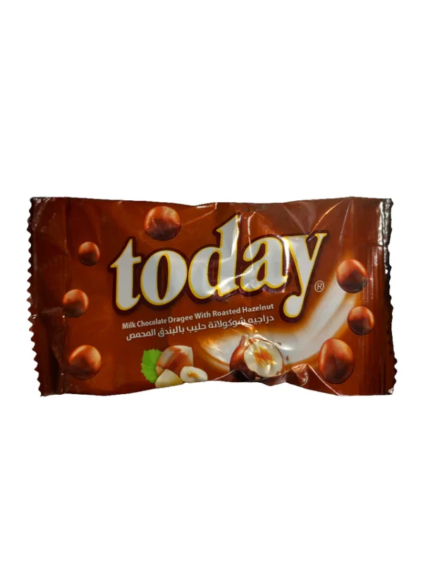 Today دراجيه شوكولاته حليب بالبندق المحمص