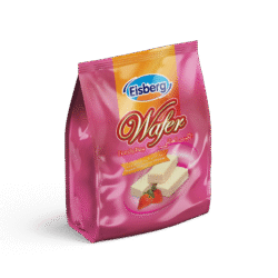 ايسبيرج ويفرمحشي بكريمة نكهة الفراولة