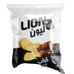 لايون شيبس طعم الكباب 12 غرام