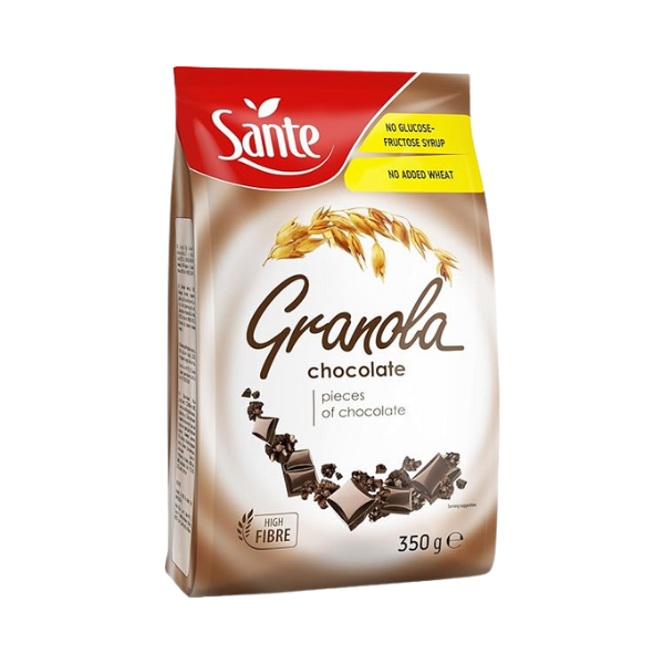 جرانولا سانتي كاملة الحبوب مع الشوكولاتة، 350 غرام