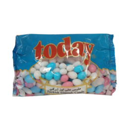 توداي, ملبس على لوز زهري ازرق ابيض, كيس 20×400غ