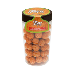 توبس شوكولاتة بيضاء بنكهة البرتقال من دراجي، 230 جرام،