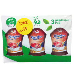 هبة  عبوات كاتشب الطماطم عبوة التوفير 340g * 3