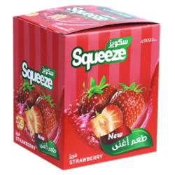 شراب سريع التحضير بنكهة الفراولة سكويز 30 غرام 1 ظرف