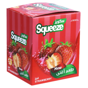 شراب سريع التحضير بنكهة الفراولة سكويز 30 غرام 1 ظرف