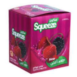 شراب توتي فروتي سريع التحضير سكويز 30 غرام 1 ظرف