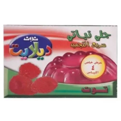 نون ديلايت جلي نباتي بنكهة توت العليق 85 غرام 4 أكياس