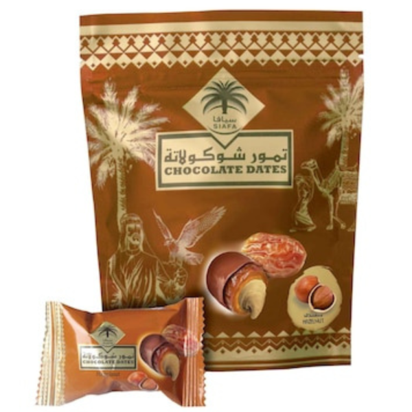 تمر بالشوكولاتة والبندق 100 جرام