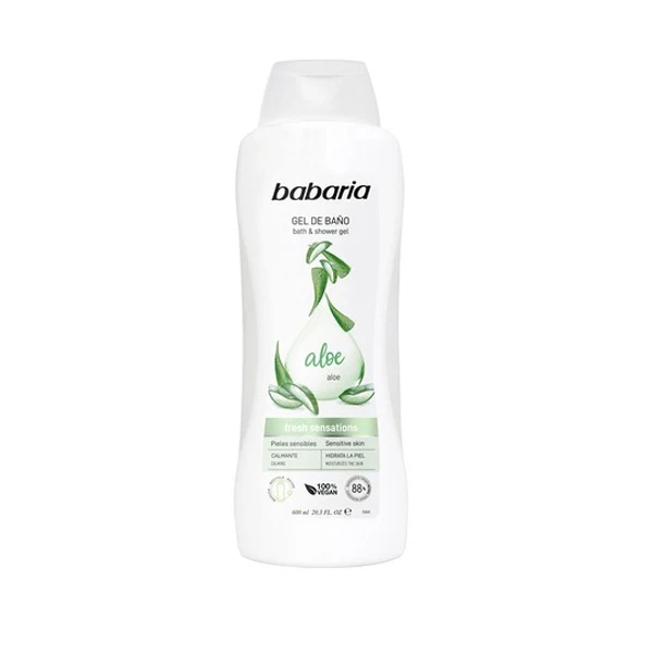 BabariaAloeVeraMoistrisingBathAndShowerGel600ml جل استحمام باباريا 600مل