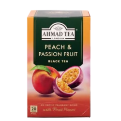 احمد   شاي  بالخوخ والباشن فروت 20 كيس