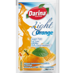 مشروب دارينا لايت سريع التحضير بنكهة البرتقال24* 12 جرام