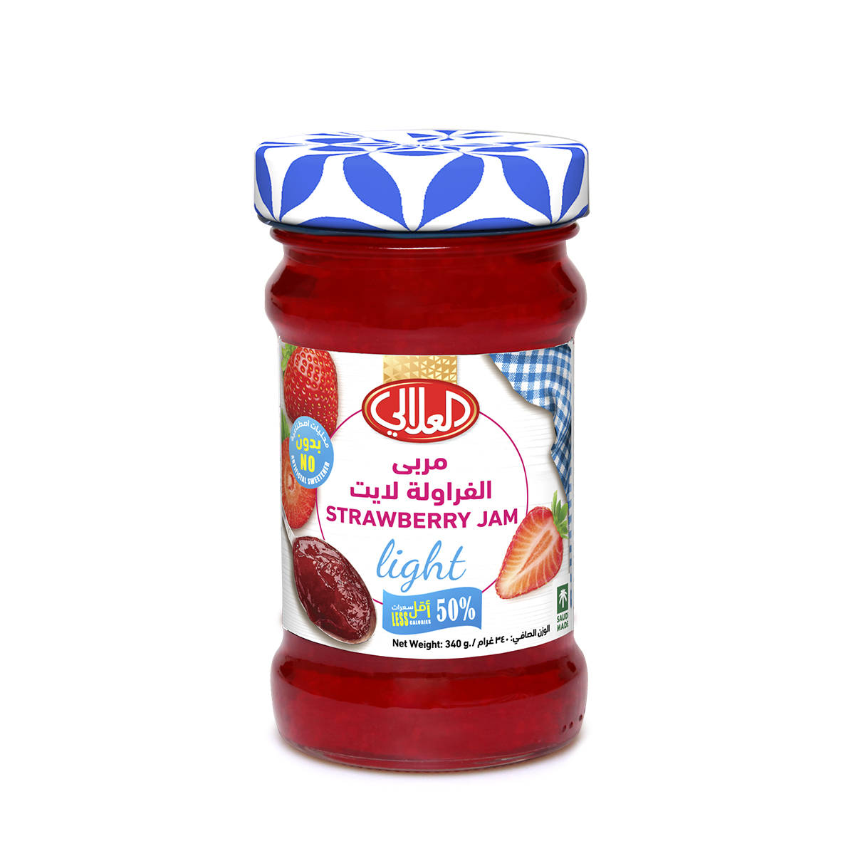 مربى فراولة لايت من العلالي 340 غرام