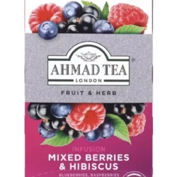 احمد  مشروب  بنكهة التوت المشكل والكركديه، 20 كيس