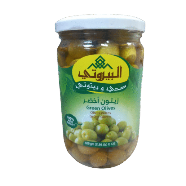 البيروتي زيتون اخضر 620 غرام