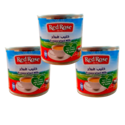 ريد روز حليب مبخر 170 غرام عدد 3