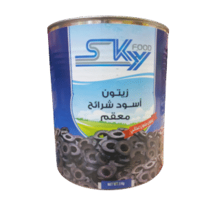 زيتون اسود مقطع اسباني معقم 3كيلو
