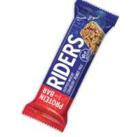 رايدرز بروتين بار - توت وفول سوداني - 46 جم