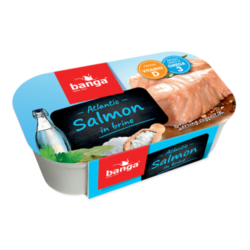 بانجا سالمون أطلسي بمحلول ملحي 120غرام