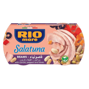 ريوماري سلطة الخضار بالفاصوليا مع التونة عبوة خاصة ، 160 جم * 2 حبة