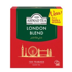 شاي احمد | لندن | كيس شاي اسود فتلة فاخر | 100 حبة