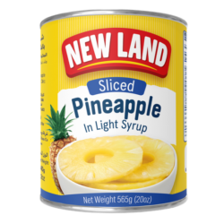 نيولاند شرائح اناناس بالشراب الخفيف 565 غم