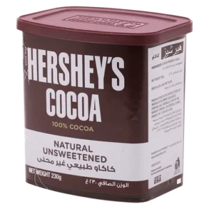 هيرشيز مسحوق كاكاو 100% 230 جرام