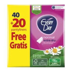 فوط نسائية يومية ايفري دي 20+40 فوطة