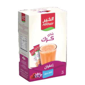الخير شاي کرك بالزعفران بدون سکر g x 12  x 12