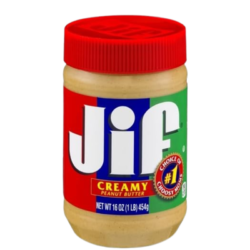 جف زبدة الفول السوداني الكريمية 454 غرام