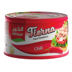 تونا تیرنا بالفلفل 1061620 80 g x 24 Pcs Tierna Tuna with Chili