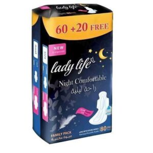 فوط نسائية ليدي لايف 20+80 فوطة