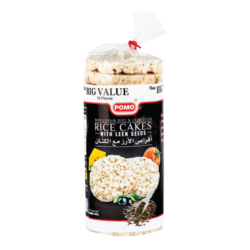 بومو كعك الأرز مع بذور الكتان، 145 غرام
