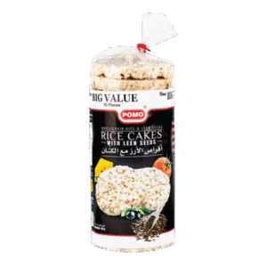 بومو كعك الأرز مع بذور الكتان، 145 غرام