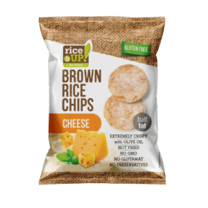 براون رقائق الأرز الكاملة والجبن