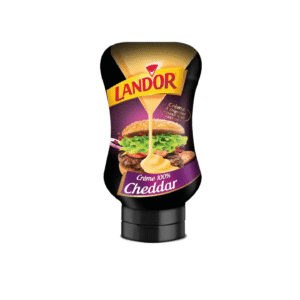 لاندور جبنة كريمية شيدر 100%450 غرام لاندور جبنة كريمية شيدر 100%450 غرام