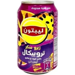 ليبتون آيس تي زيرو سكر تروبيكال باشن فروت و مانجو 320 مل