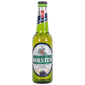 هولستن شراب الشعير بالعنب الاسود 330 مل