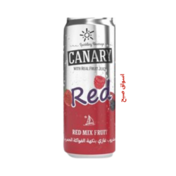 كناري مشروب غازي بنكهة الفاكهة الحمراء 330 مل