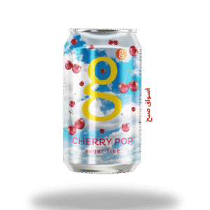 جي مشروب غازي بدون سكر بطعم الكرز 300مل