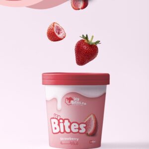 آيس كريم من -فراولة ( Icy Bites(155 ml
