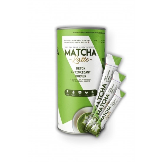 قهوة لاتيه ماتشا يابانية بنكهة جوز الهند من اورجانيش، 20 × 7 غرام - الصورة 4