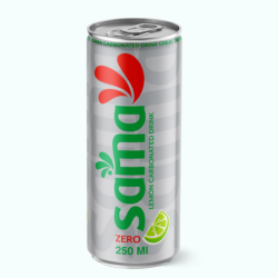 سما مشروب غازي بنكهة ليمون زيرو 250 مل