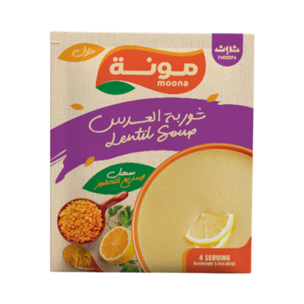 نون مونة شوربة عدس، 85 غم